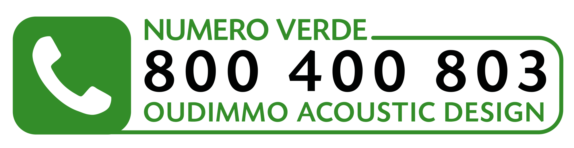 Numero VERDE 800.400.803