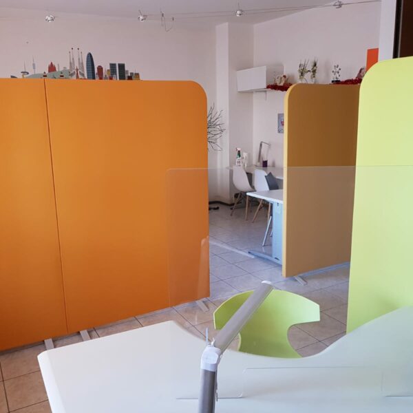 schermi divisori da ufficio