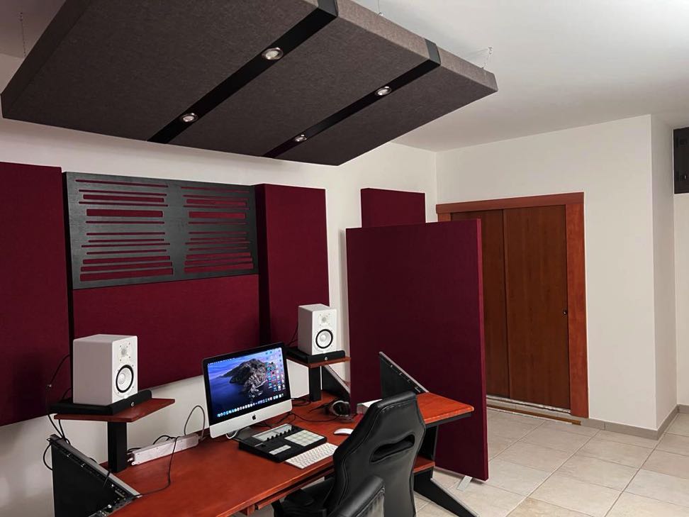 Separè fonoassorbenti home studio Brindisi con pannelli acustici