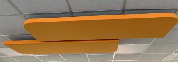 Pannello acustico per interni ICON con angoli stondati