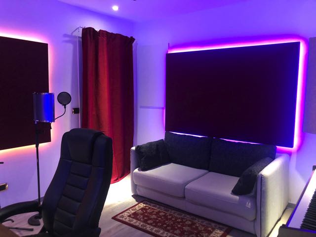 Trattamento acustico bass trap Project studio