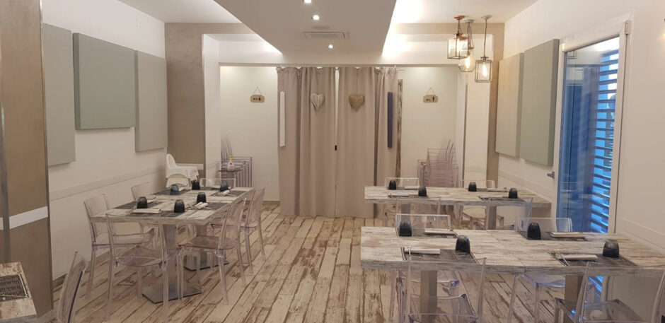 Pannelli Fonoassorbenti per trattamento acustico ristorante