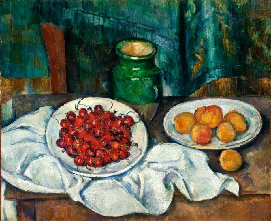 Paul Cezanne - Natura morta con ciliegie