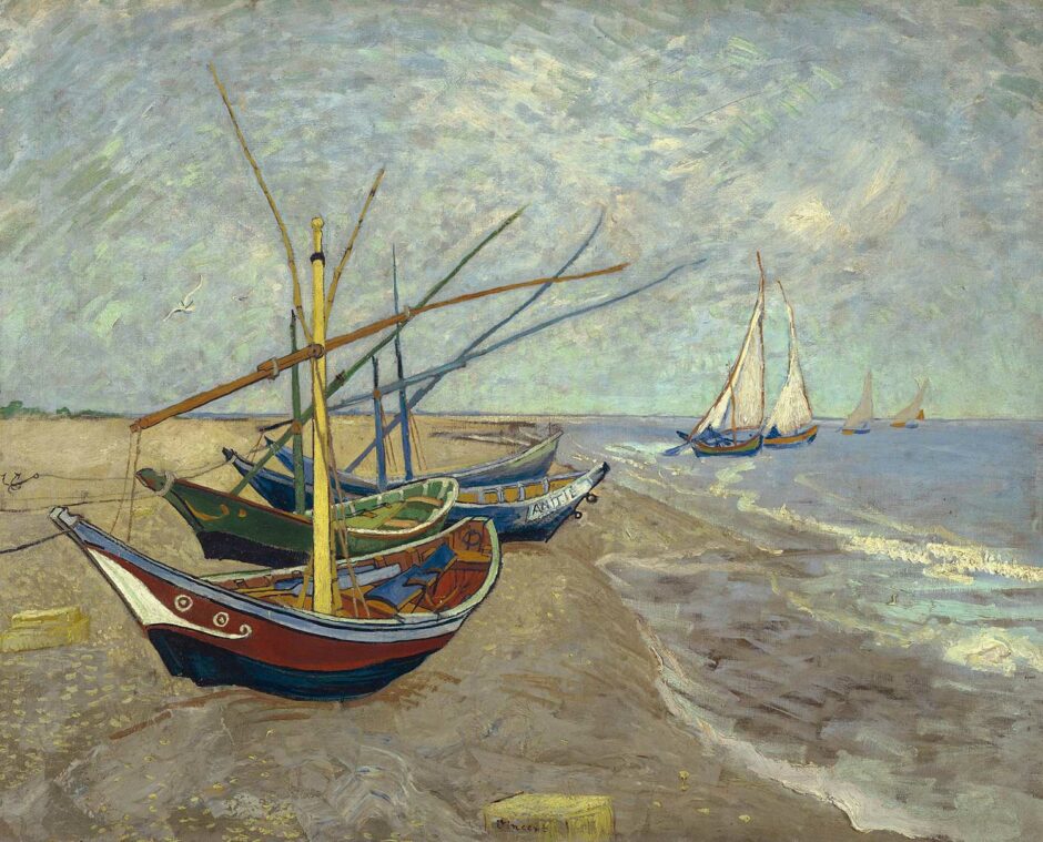 Vincent van Gogh - Barche da pesca sulla spiaggia