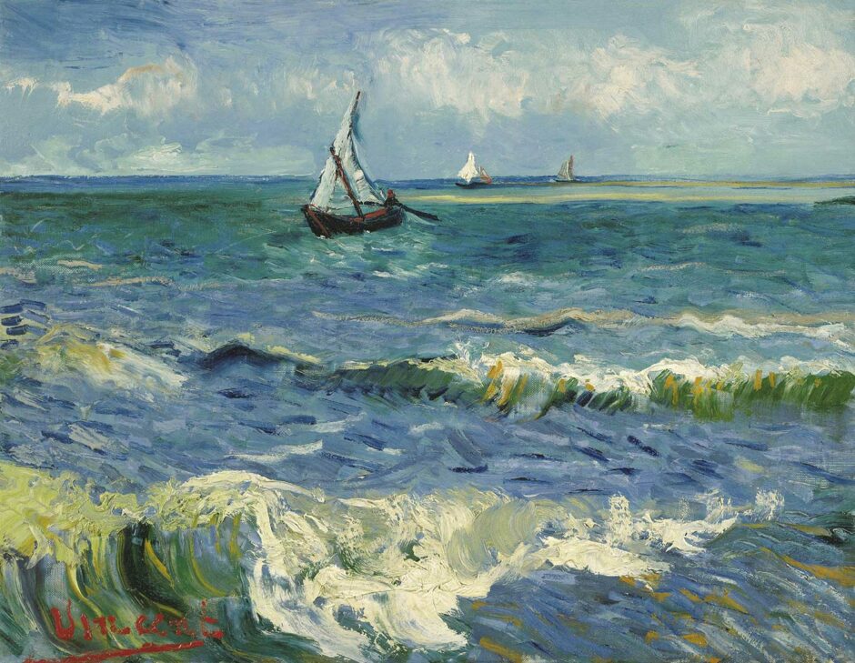 Vincent van Gogh - Il Mare a Les Saintes Maries