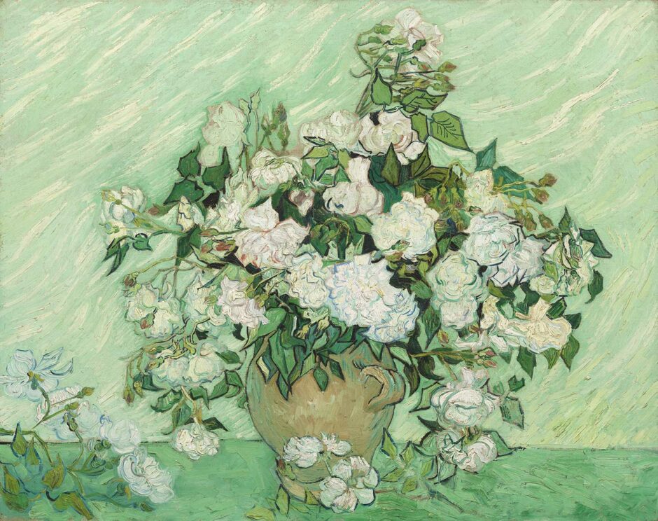 Vincent van Gogh - Vaso di fiori bianchi