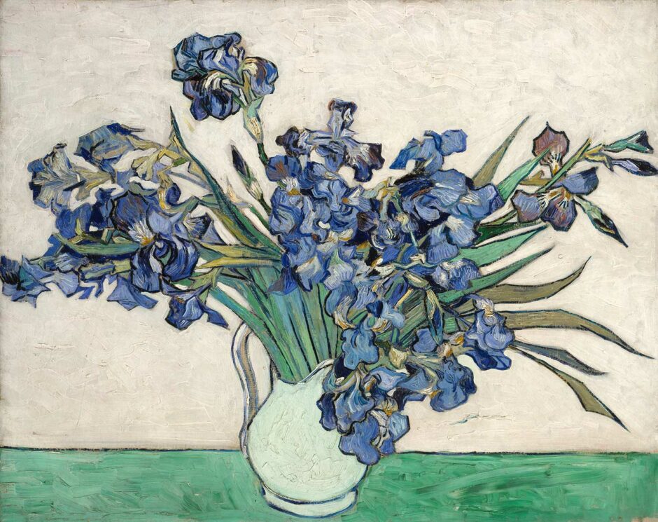 Vincent van Gogh - Vaso di iris bianco