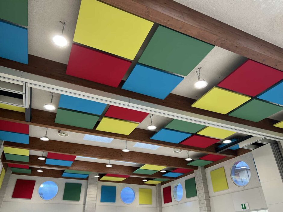 pannelli fonoassorbenti decorativi colorati