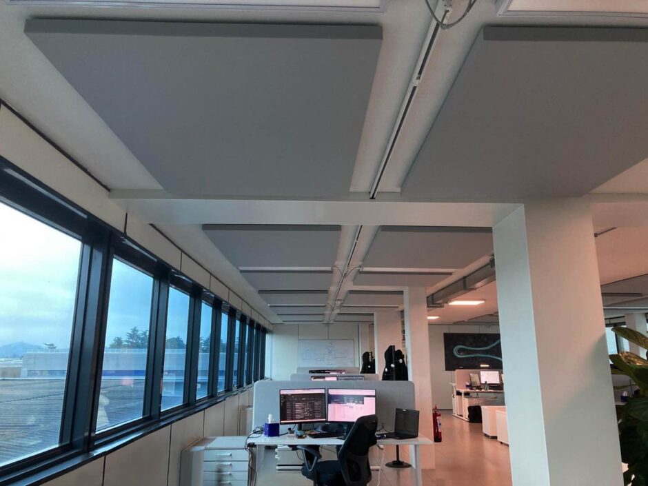 Correzione acustica uffici open space Bergamo