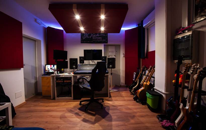 Trattamento acustico sala di mix e produzione musicale